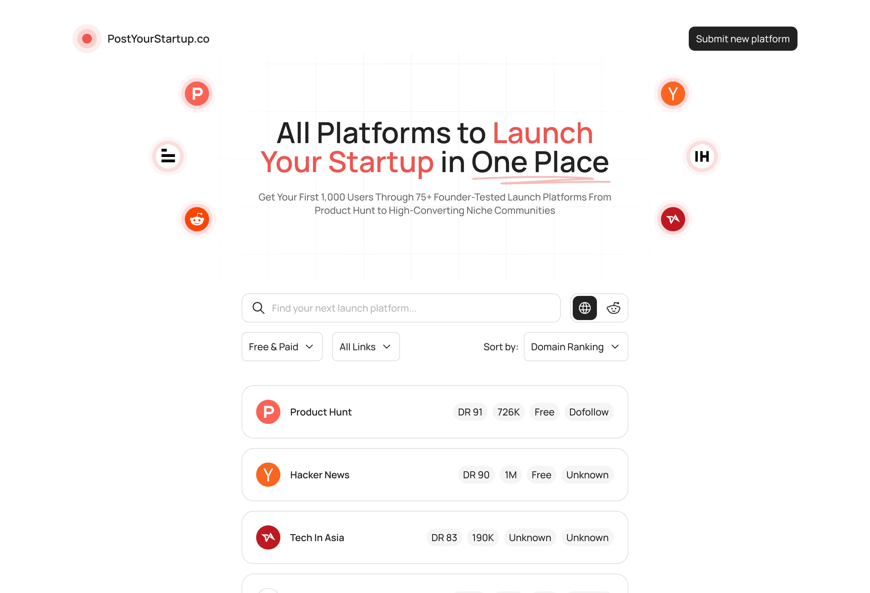 Post Your Startup