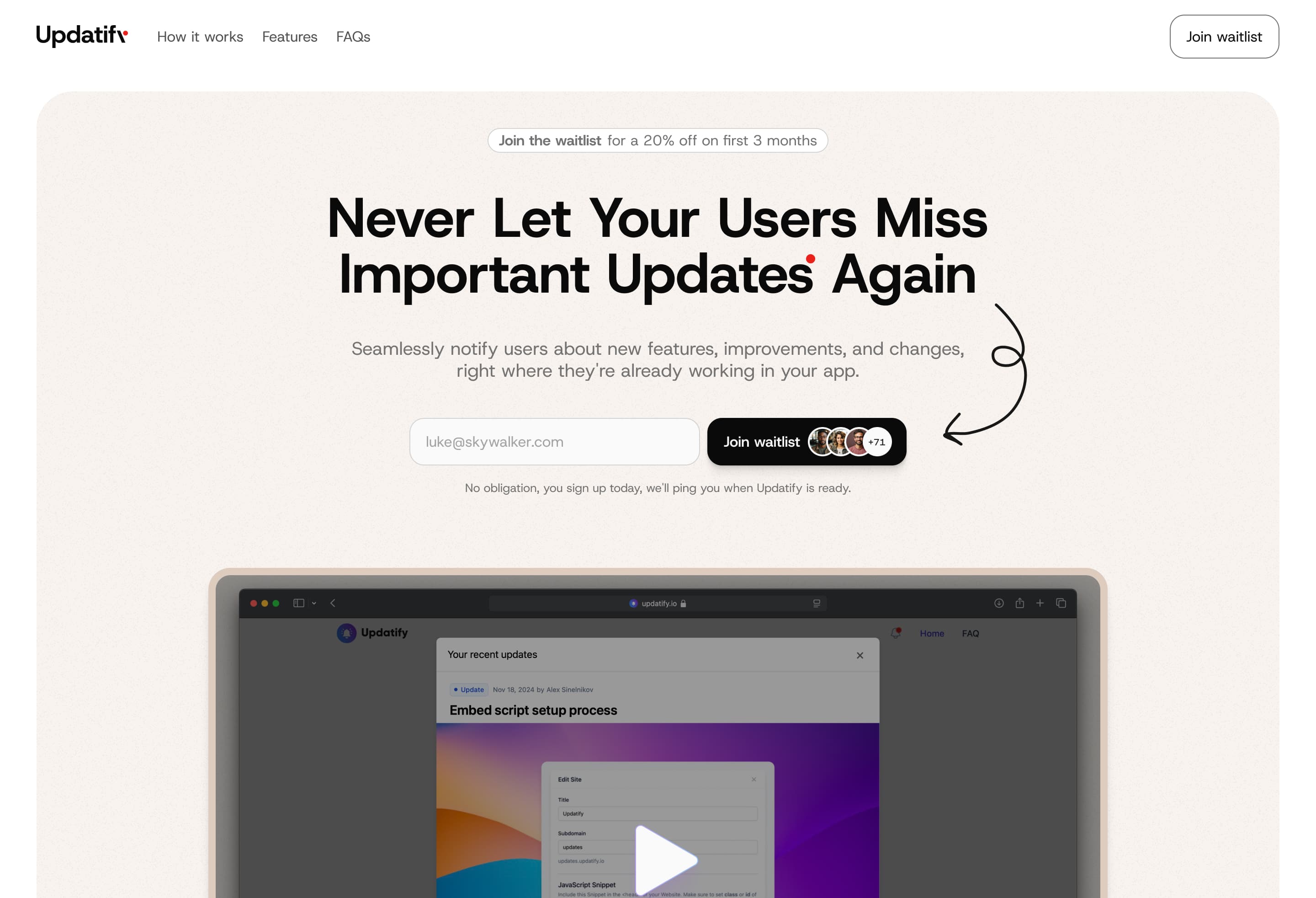 Updatify